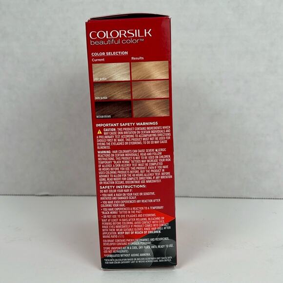 Revlon Colorsilk Hair Color Permanent 71 Golden Blonde Ammonia Free Keratin - Picture 5 of 7